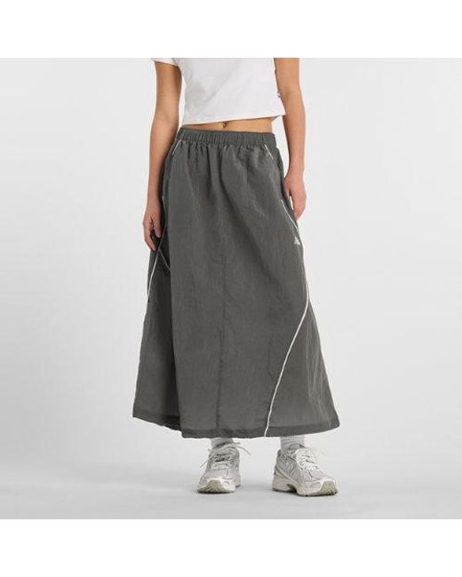 New Balance Gray Sport Legacy Skirt