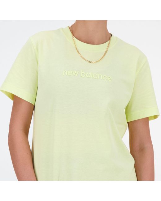 New Balance Natural Hyper Density Jersey T-shirt In Cotton Jersey