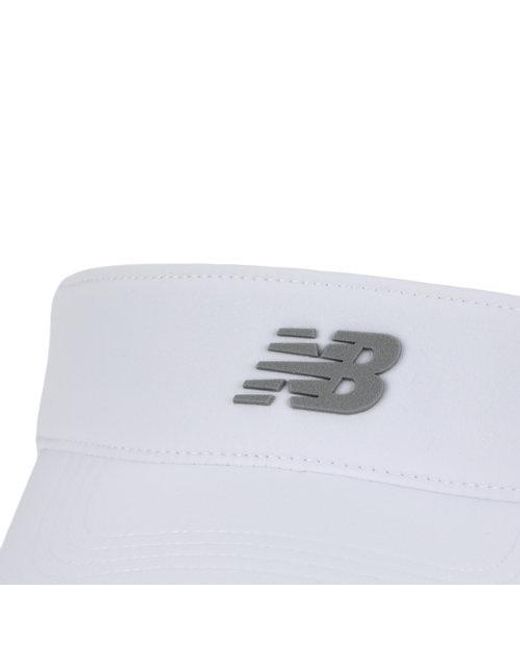 New Balance White Performance Visor V 2.0