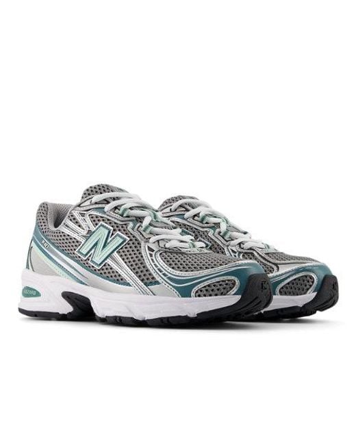 740, Pelle Scamosciata/Rete, Taglia di New Balance in Gray