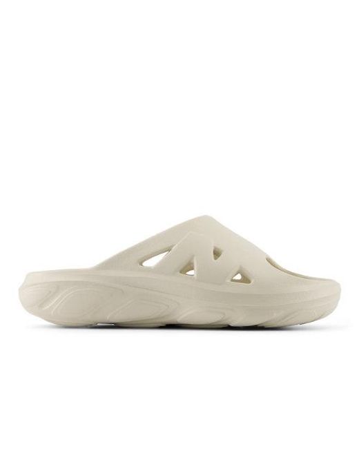 New Balance White Fresh Foam Rcvry Slide