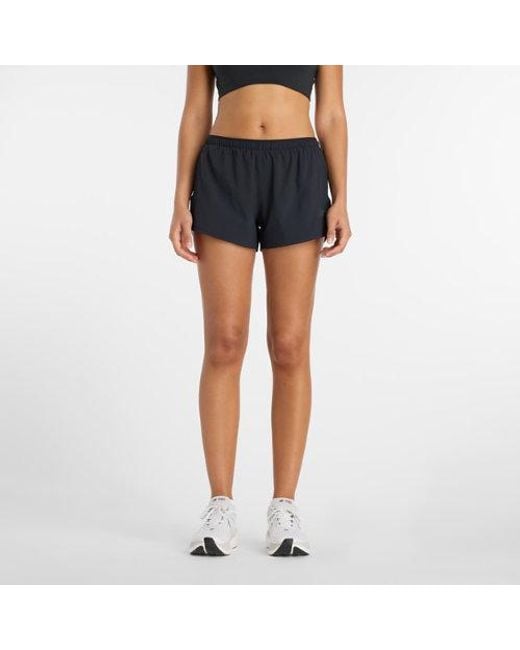 New Balance Blue Rc Essential Short 3"