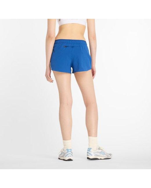 New Balance Blue Rc Short 3"