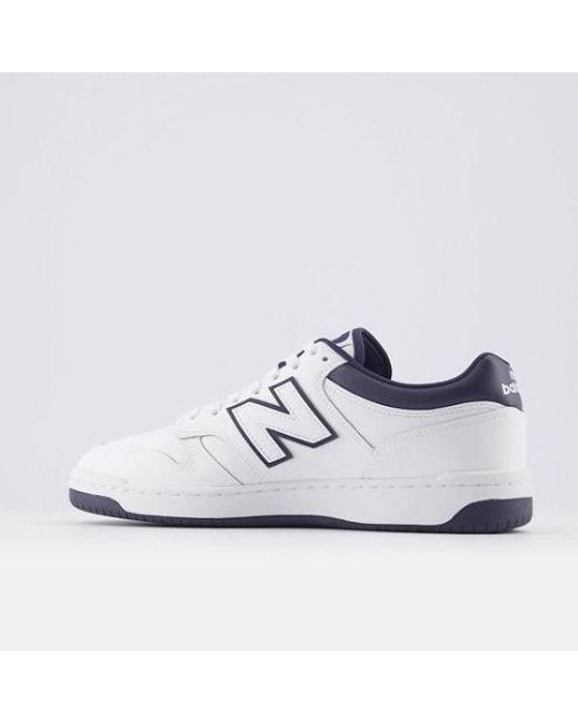 Homme 480 En, Cuir, Taille New Balance pour homme en coloris White