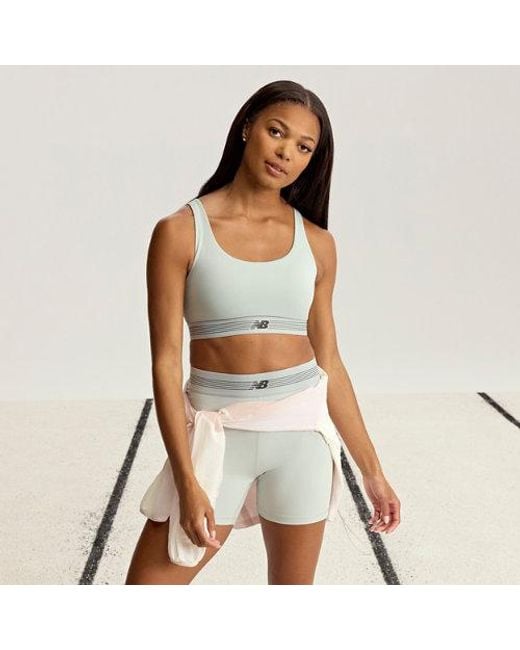 New Balance Black Gabby Thomas Signature Collection Ac Train Bra