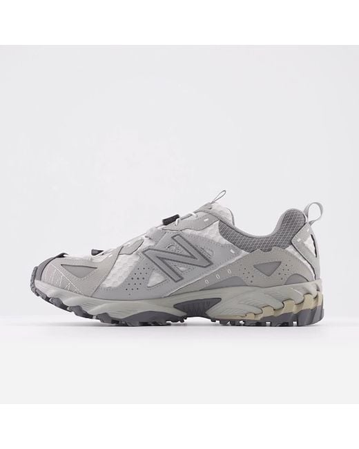New Balance Gray 610xv1 In Grey Suede/mesh for men