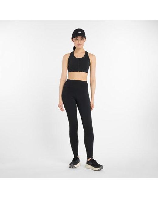 New Balance Black Rc Reflective Heat High Rise Legging 27"