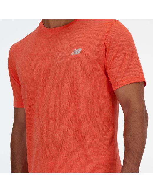 New Balance Red Athletics T-shirt for men