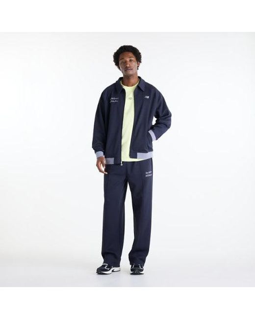 New Balance Blue Sport Legacy Stadium Jacket for men