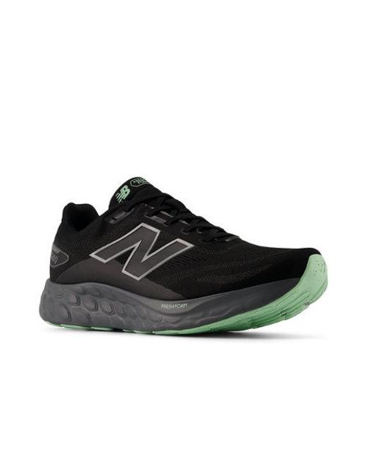 New Balance Black Fresh Foam 680V8 Waterproof Running Shoes for men