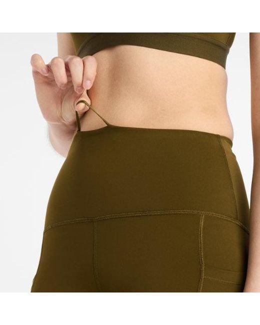 New Balance Green Rc Pocket Legging 27"