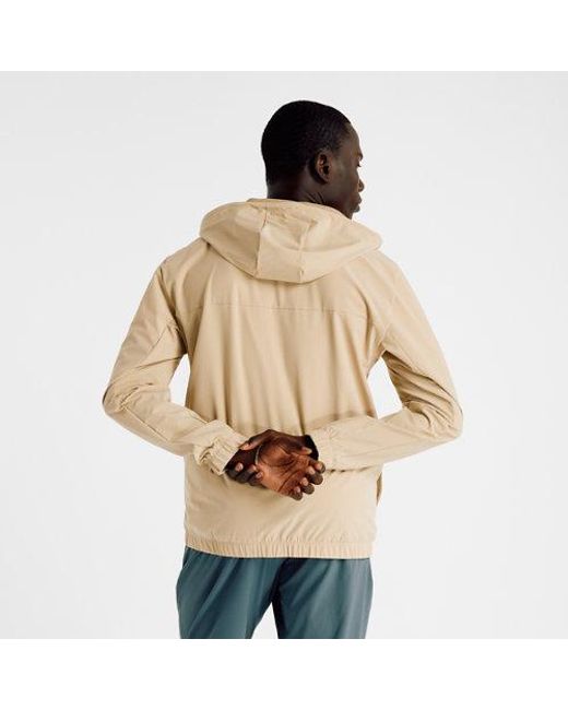 New Balance Natural Woven Full Zip Jacket for men