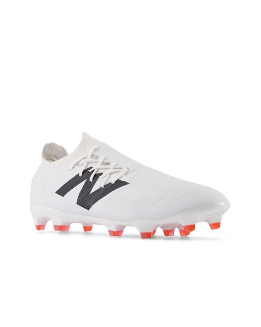 New Balance Gray Furon Pro Fg V7+ In White/black/red Synthetic