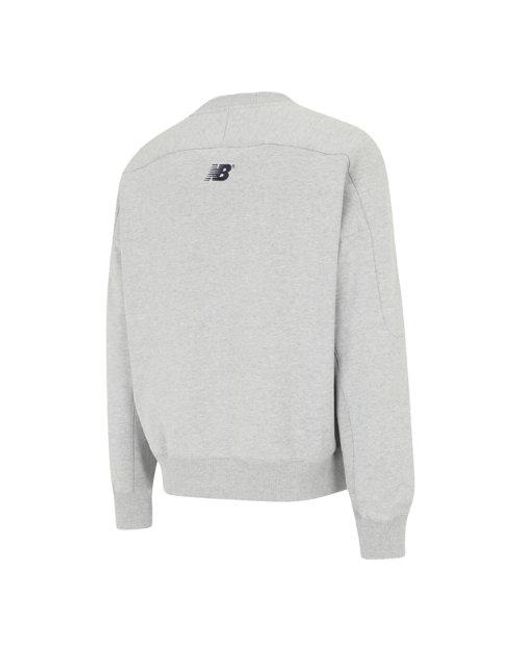 Homme Archive French Terry Crewneck En, Cotton, Taille New Balance pour homme en coloris Gray