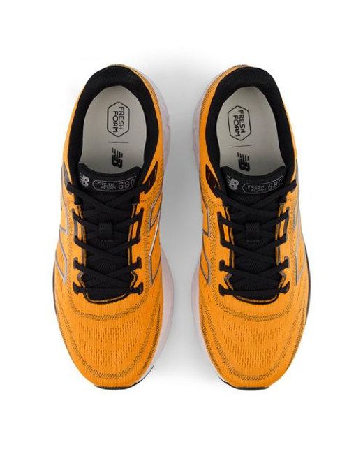 New Balance Brown Fresh Foam 680V8 Running Shoes for men