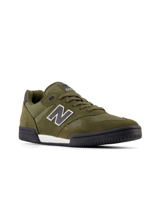 New Balance Nb Numeric Tom Knox 600 In Green/black Suede/mesh for men