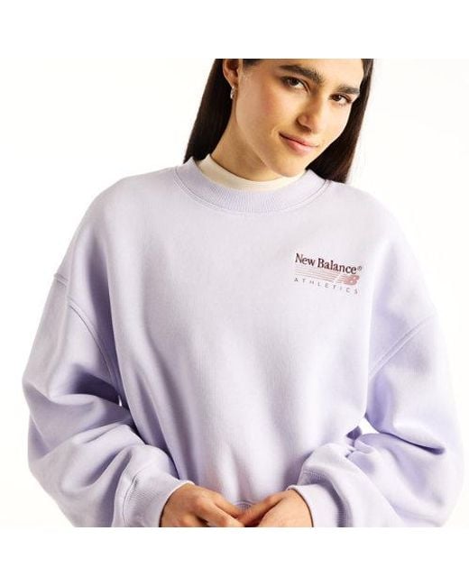 New Balance Multicolor Trackside Fleece Crew