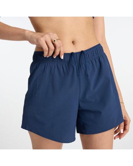 New Balance Blue Rc Short 5"