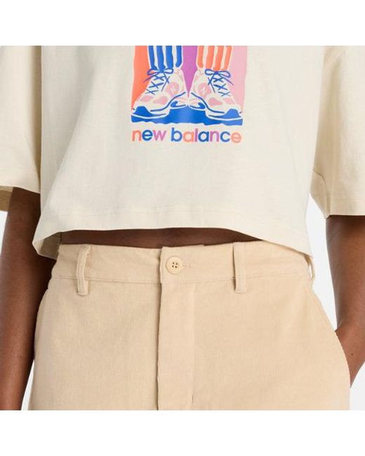 New Balance Natural Stretch Corduroy Midi Skirt