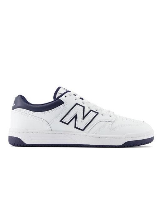 Homme 480 En, Cuir, Taille New Balance pour homme en coloris White