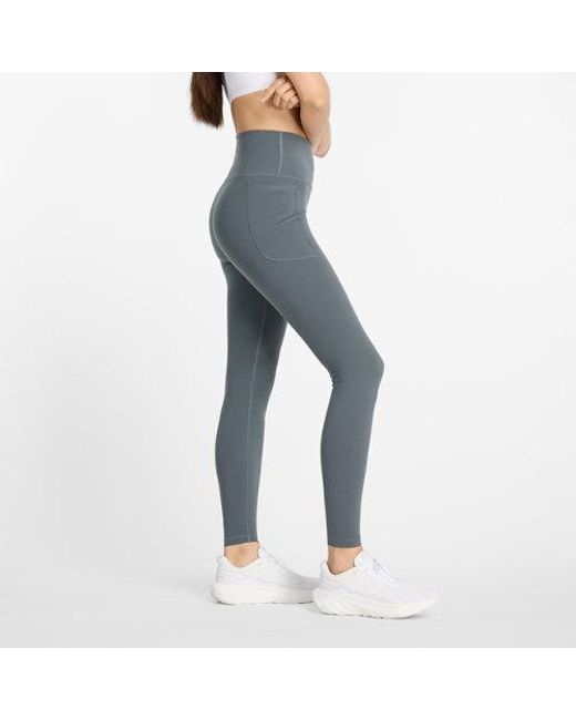 New Balance Blue Nb Harmony Pocket High Rise Legging 27"