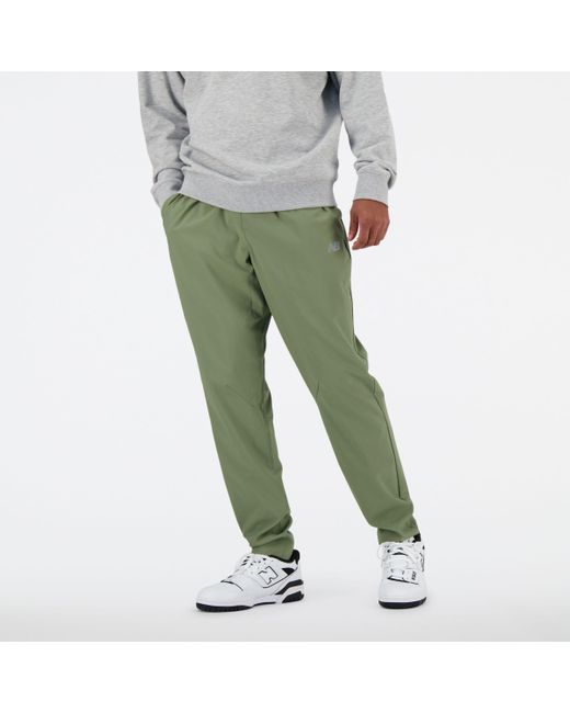 New Balance Green Ac Tapered Pant 31" for men