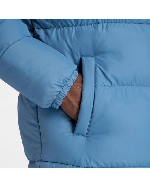 New Balance Blue Puffer Jacket for men