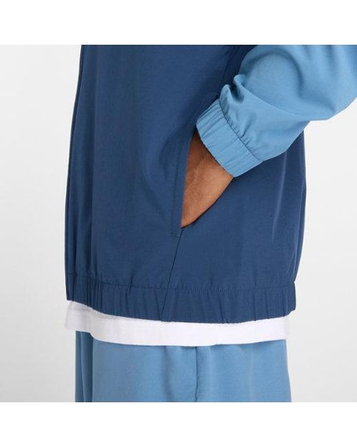 New Balance Blue Stretch Bomber Jacket for men