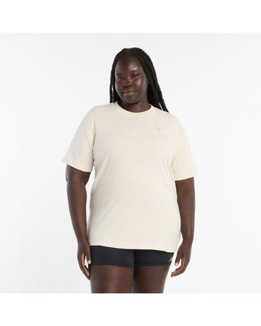 New Balance White Athletics Jersey T-Shirt