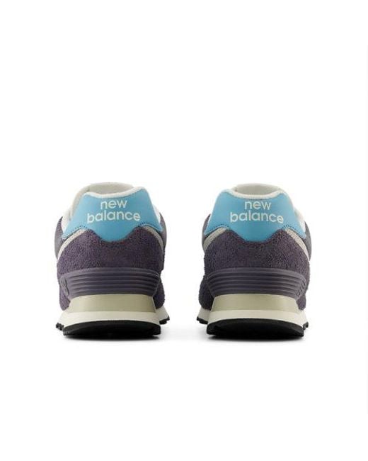 New Balance Blue 574 Sneakers