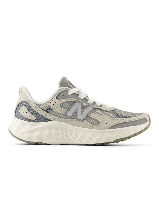 New Balance Women's Gray Fresh Foam Arishi V4 Tiralux Running Shoes