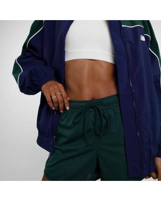 New Balance Blue Athletics Mesh Short