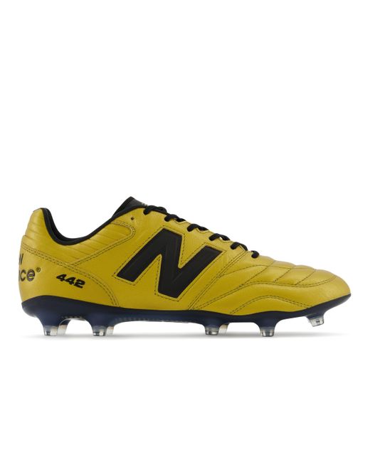 New Balance Leather 442 V2 Pro Fg in Yellow for Men Lyst UK