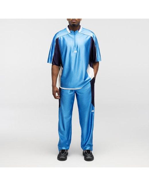 New Balance Blue Basketball Warmup Shooting Top for men