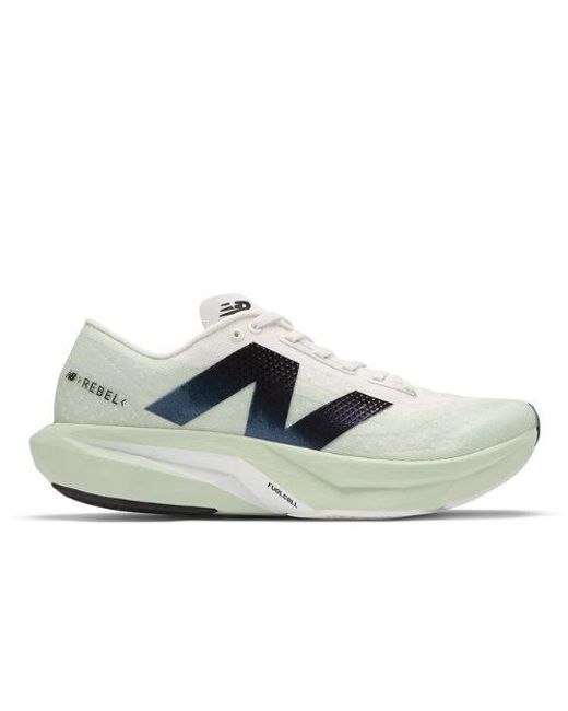 New Balance Blue Fuelcell Rebel V4 (Cyber Jade/) Shoes for men