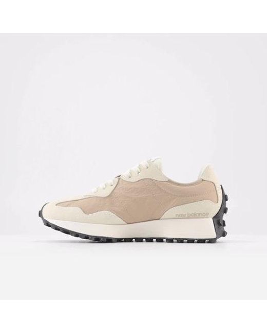 Mujer 327, Gamuza/Malla, Talla New Balance de color White