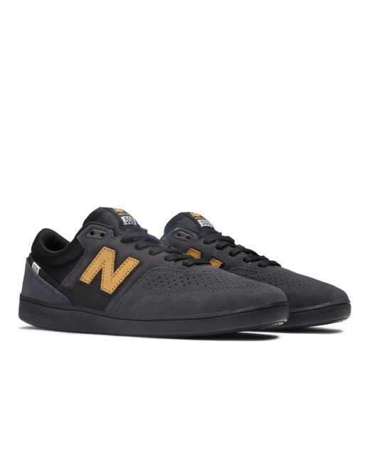 New Balance Blue Nb Numeric Brandon Westgate 508 In Black/yellow Suede/mesh for men
