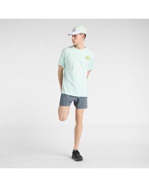 New Balance Green London Edition Graphic T-Shirt 3 for men