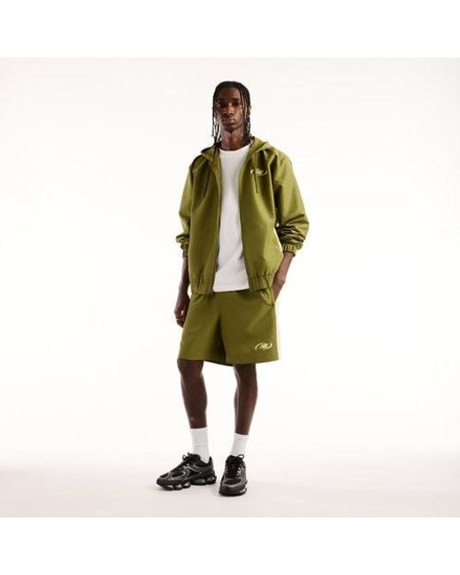 New Balance Green Trackside Woven Jacket for men