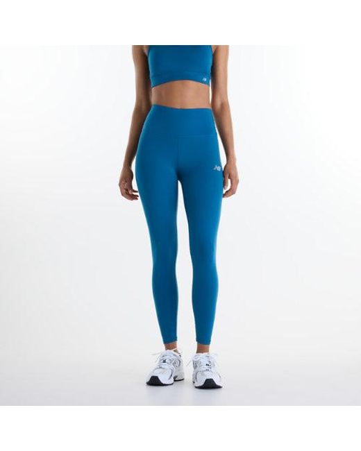 New Balance Blue Nb Harmony High Rise Legging 25"