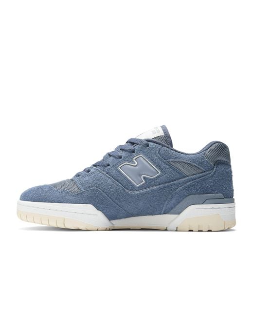 New Balance 550 In Grey/blue/beige Leather