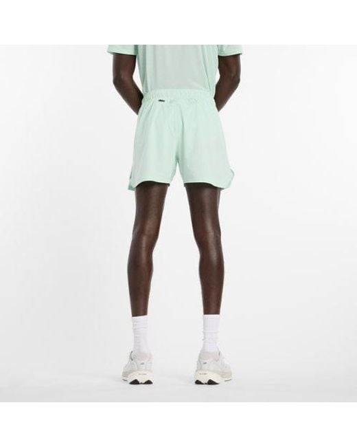 New Balance Blue Rc Short 5" for men