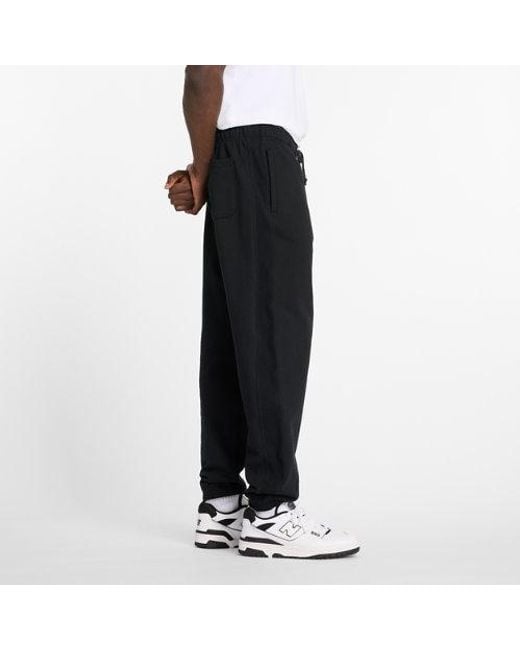 New Balance Black Athletics French Terry Jogger for men