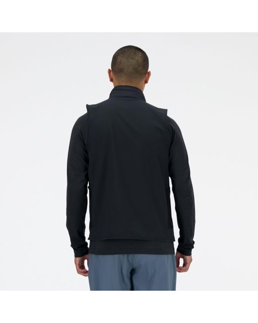 New Balance Athletics heat layer vest in schwarz in Black für Herren