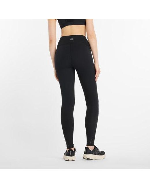 New Balance Black Rc Reflective Heat High Rise Legging 27"