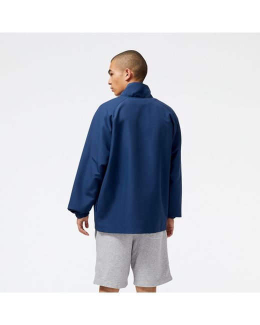 New Balance Sport seasonal woven jacket in blau in Blue für Herren