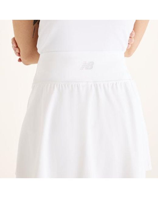New Balance White Tournament Skort
