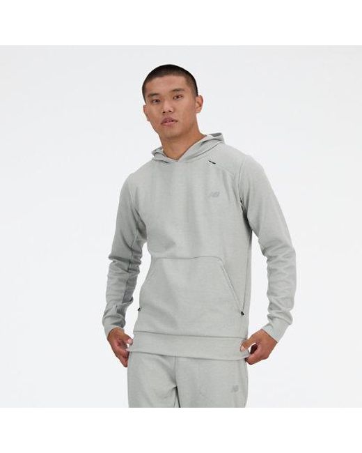 Homme Tech Knit Hoodie En, Poly Knit, Taille New Balance pour homme en coloris Gray
