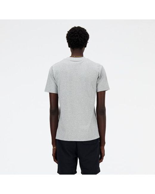 Sport Essentials Graphic T-Shirt 4 En, Cotton, Taille New Balance pour homme en coloris Gray