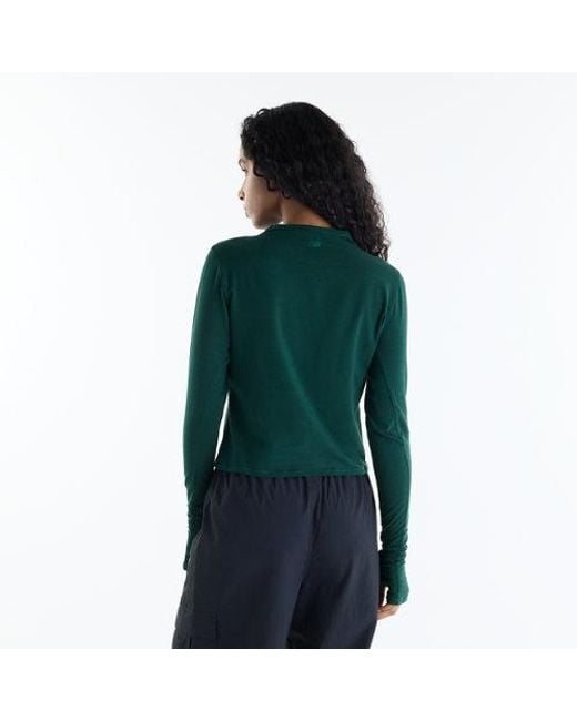 New Balance Green Athletics Crafted Long Sleeve